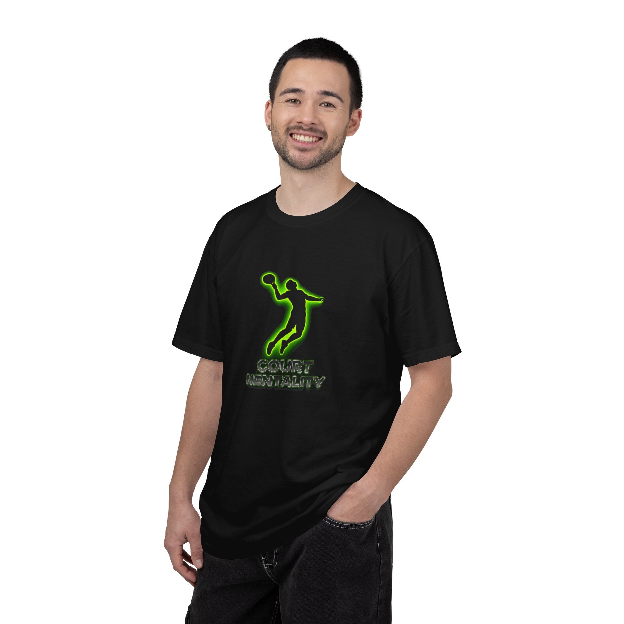 Padel Tennis Silhouette Tee — "Court Minority" Graphic T‑Shirt