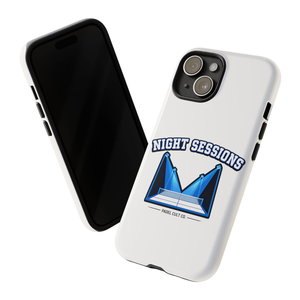Night Sessions Phone Case — Tough Protective Slim Case with Padel-Inspired Design