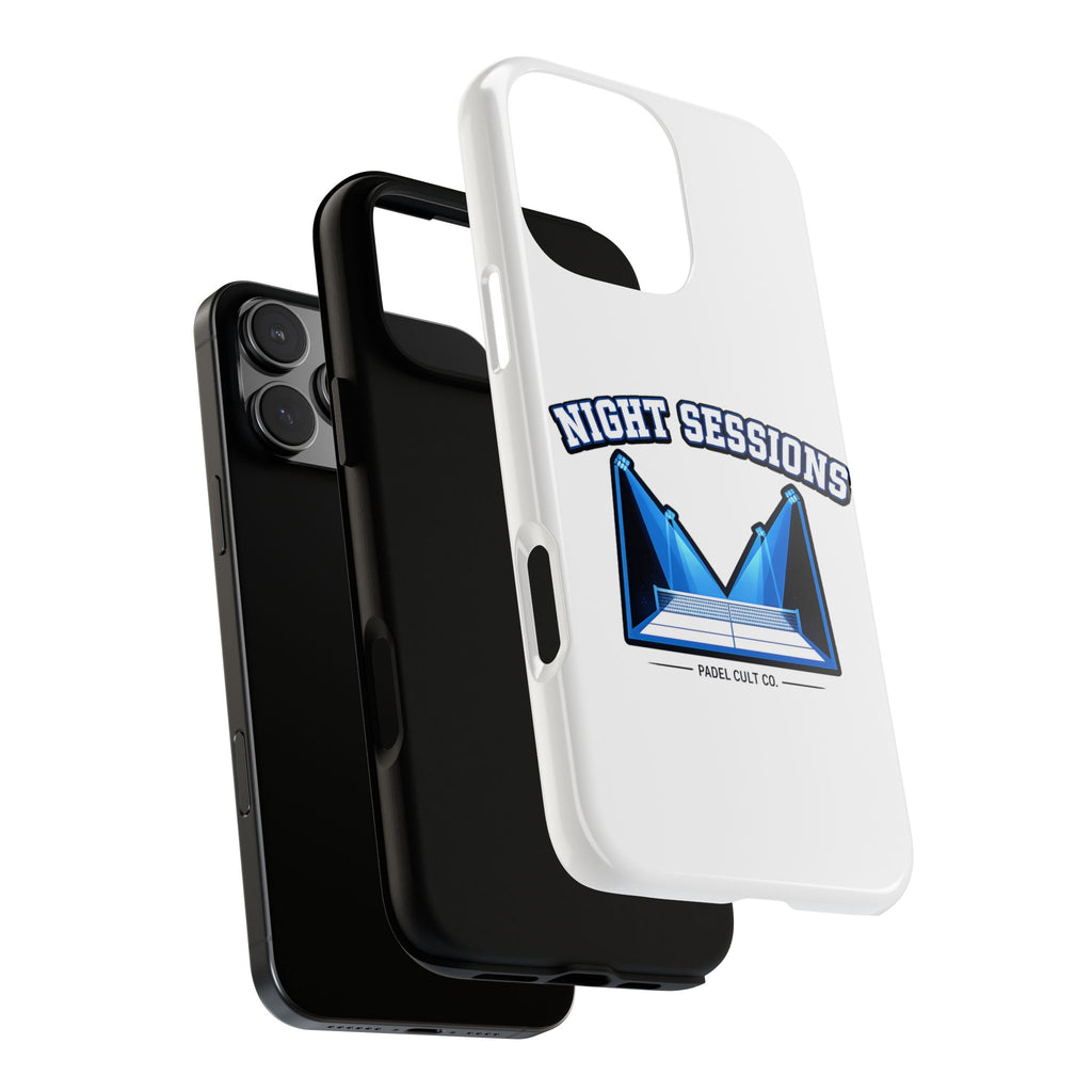 Night Sessions Phone Case — Tough Protective Slim Case with Padel-Inspired Design