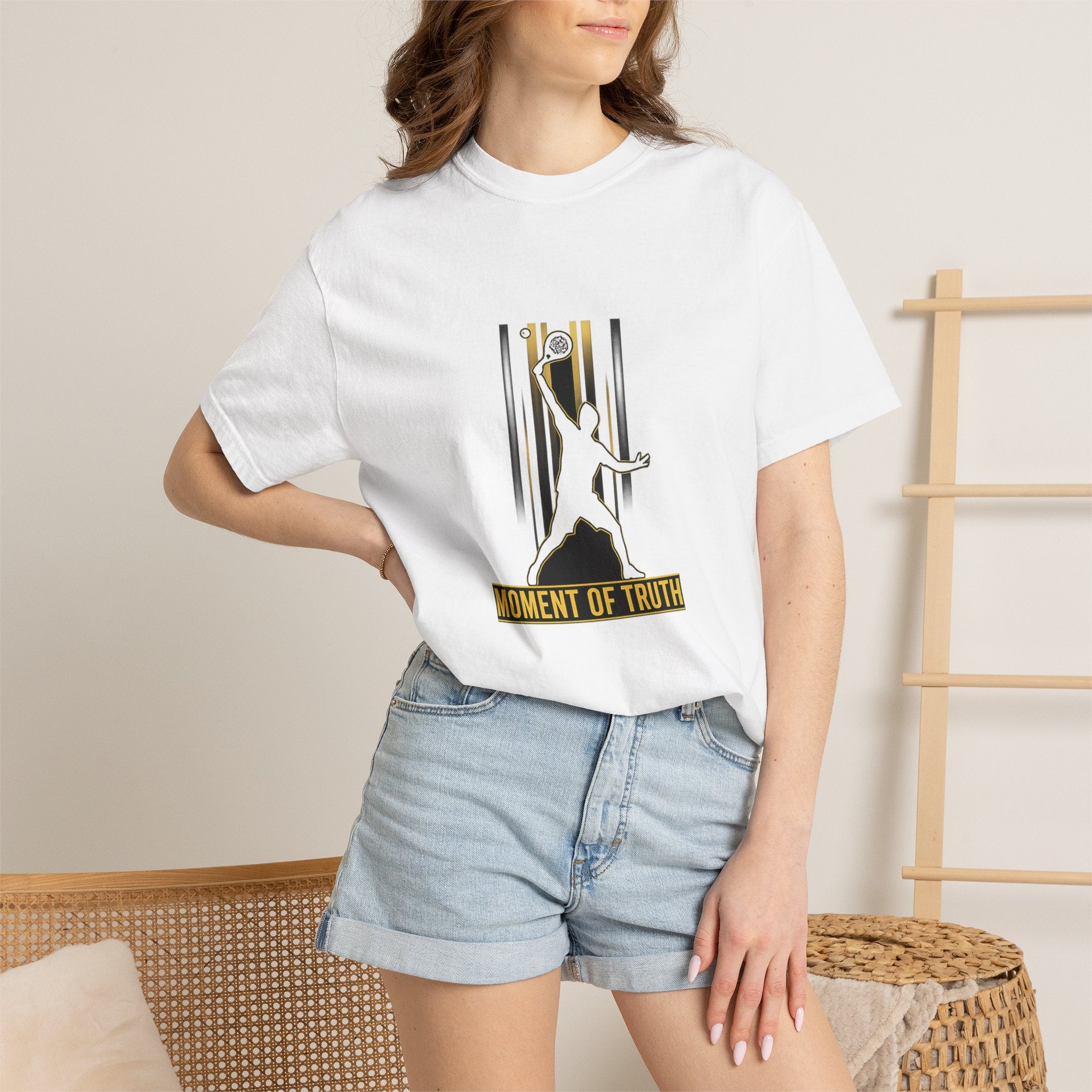 Moment of Truth T-Shirt — Padel Inspired Graphic Tee
