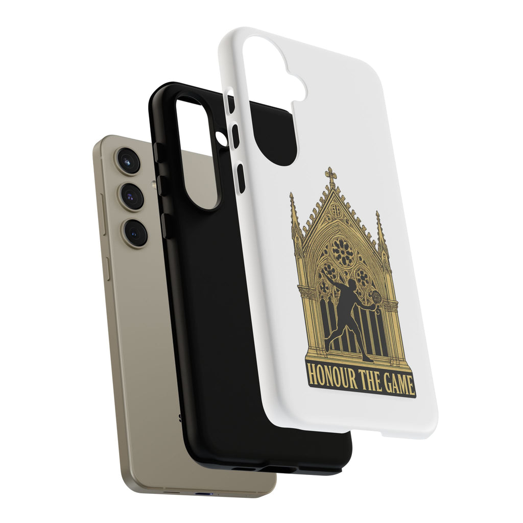 Phone Case — 'Honour the Game' Gothic Padel Tennis Cathedral Design