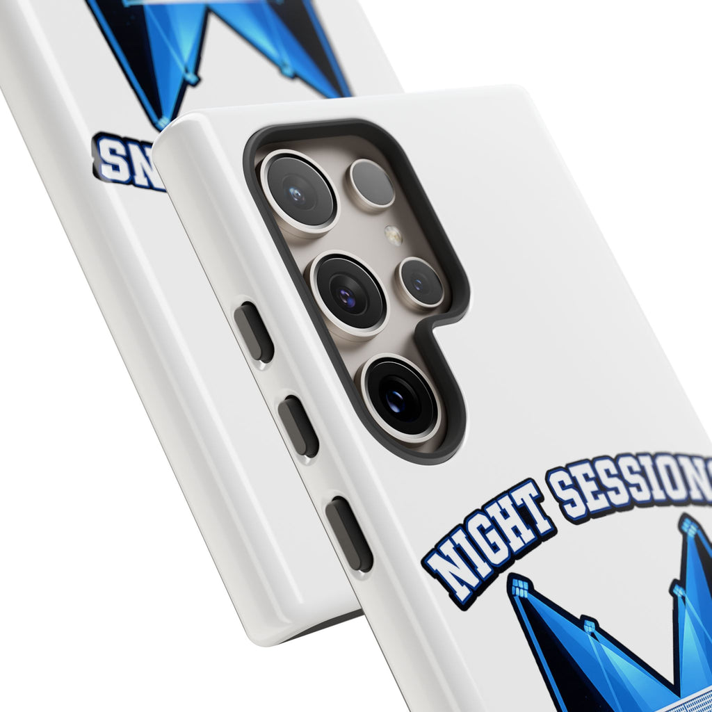 Night Sessions Phone Case — Tough Protective Slim Case with Padel-Inspired Design