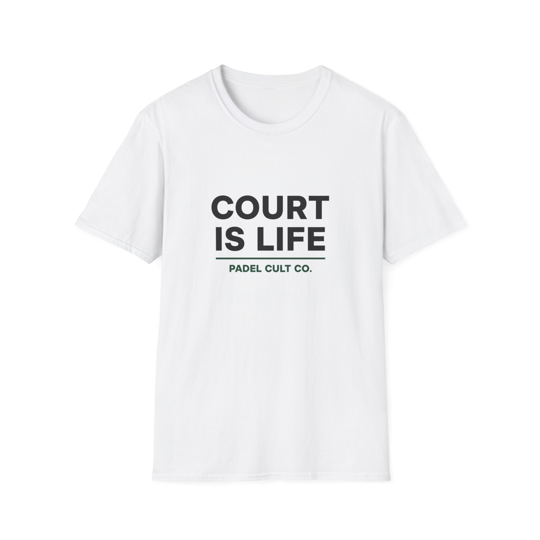 Court Is Life T-Shirt — Padel Tennis Player Tee