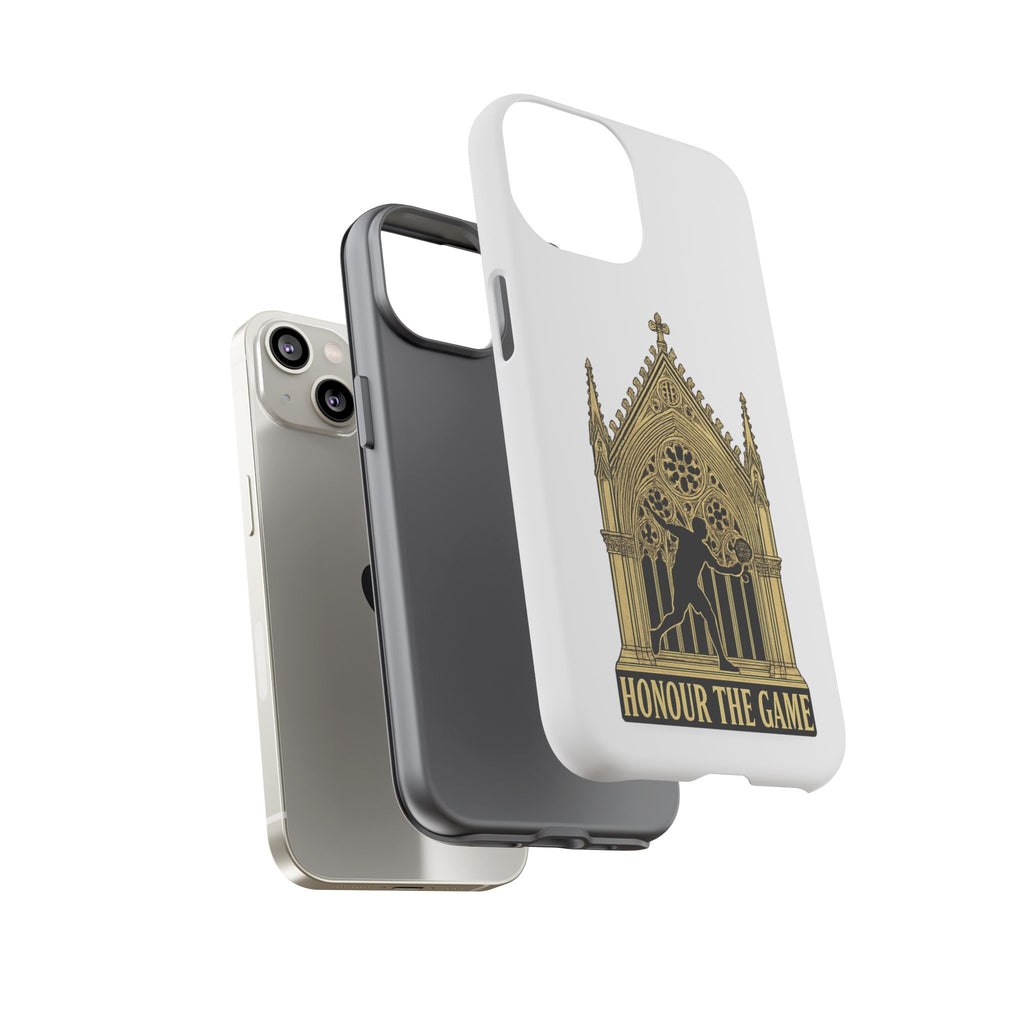 Phone Case — 'Honour the Game' Gothic Padel Tennis Cathedral Design