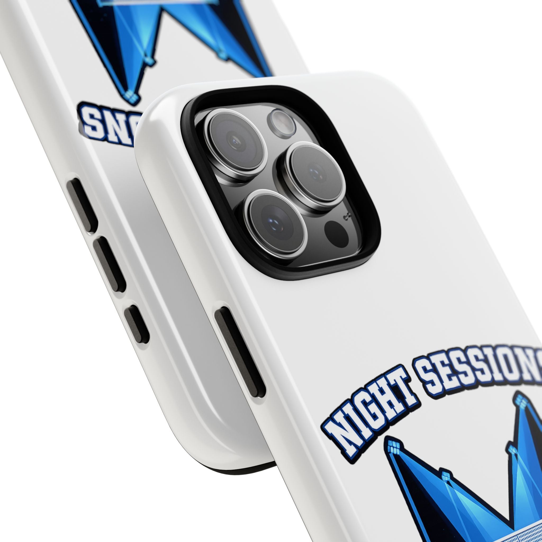 Night Sessions Phone Case — Tough Protective Slim Case with Padel-Inspired Design