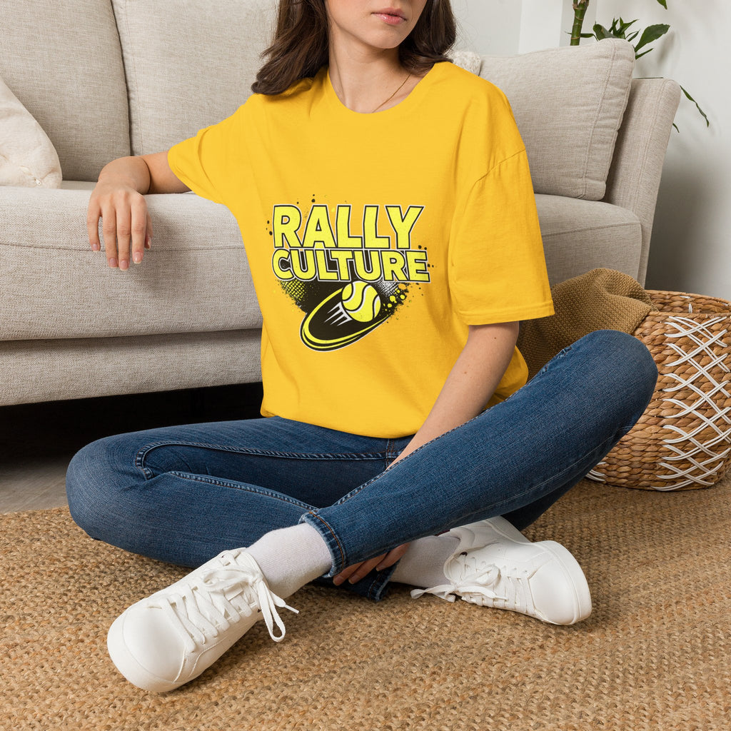 Rally Culture padel T-Shirt — Retro Sporting Graphic Tee