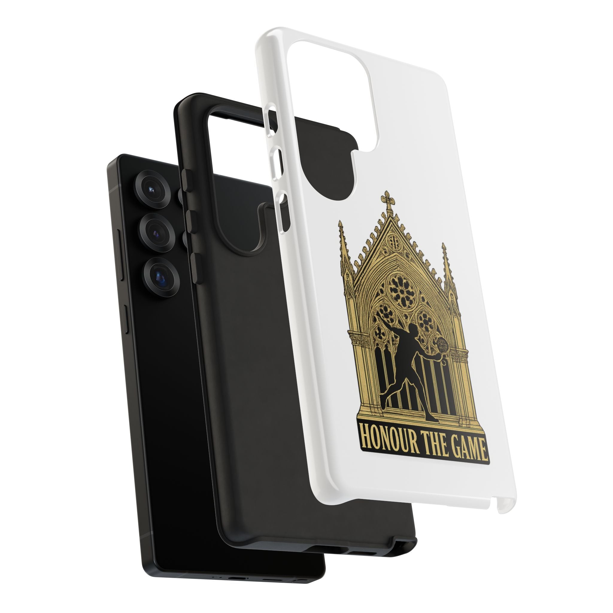 Phone Case — 'Honour the Game' Gothic Padel Tennis Cathedral Design