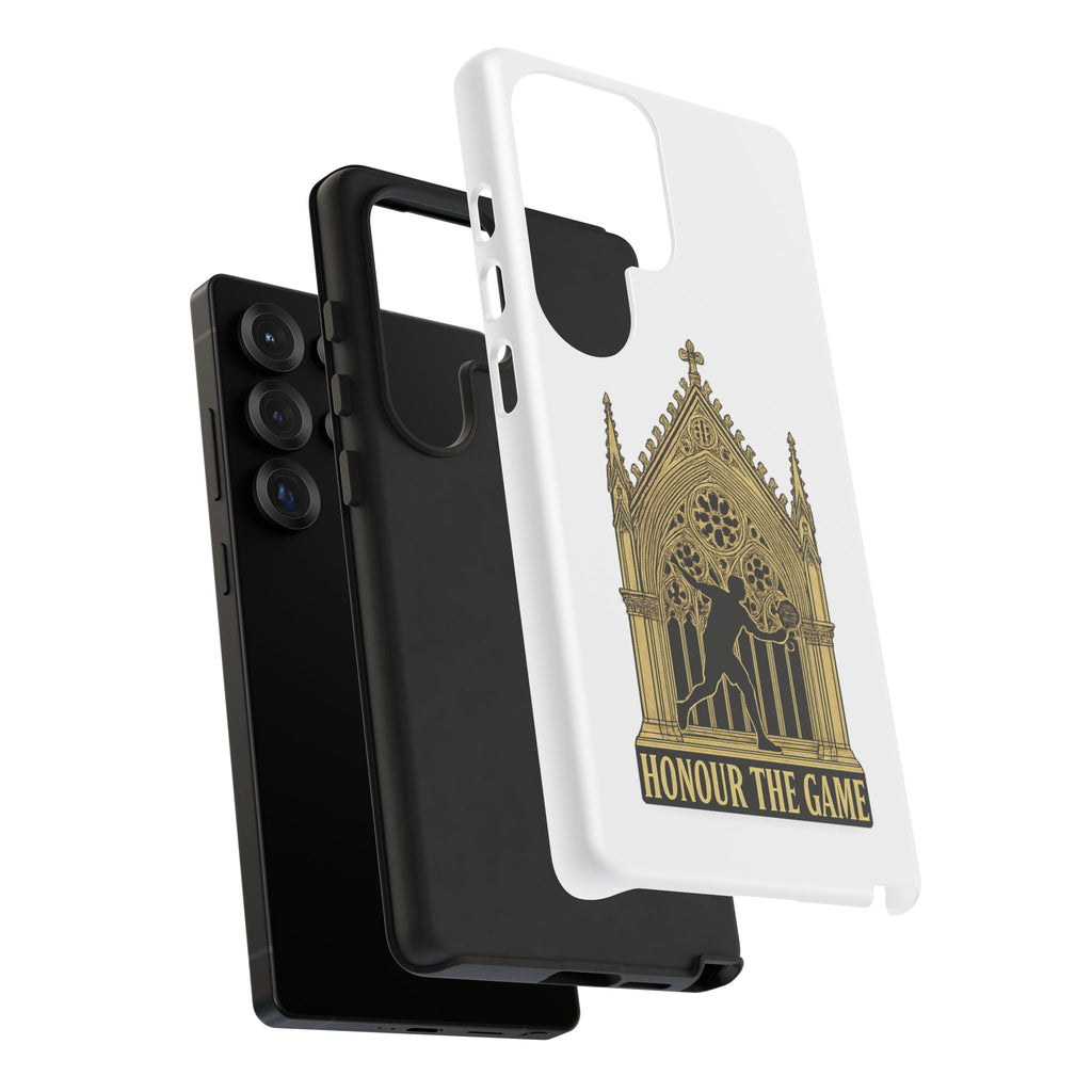 Phone Case — 'Honour the Game' Gothic Padel Tennis Cathedral Design