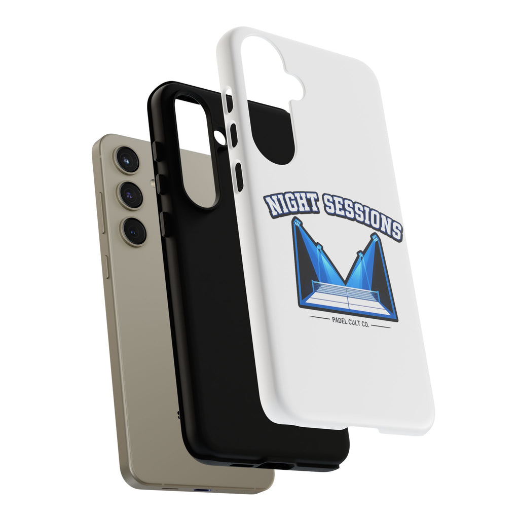 Night Sessions Phone Case — Tough Protective Slim Case with Padel-Inspired Design