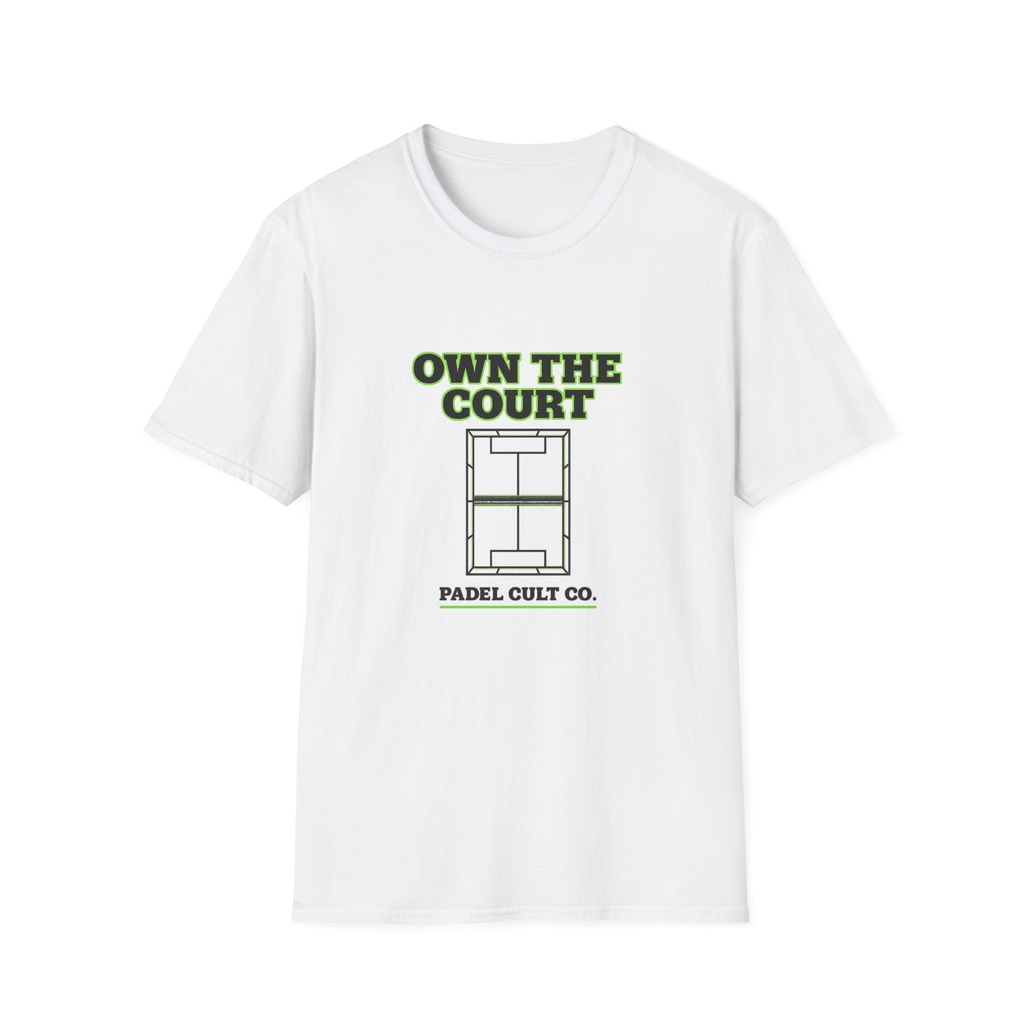 Own The Court Padel T-Shirt — Vintage Court Graphic Tee