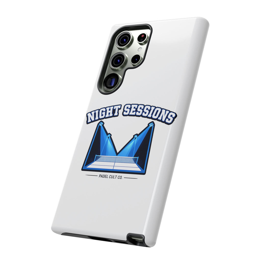 Night Sessions Phone Case — Tough Protective Slim Case with Padel-Inspired Design