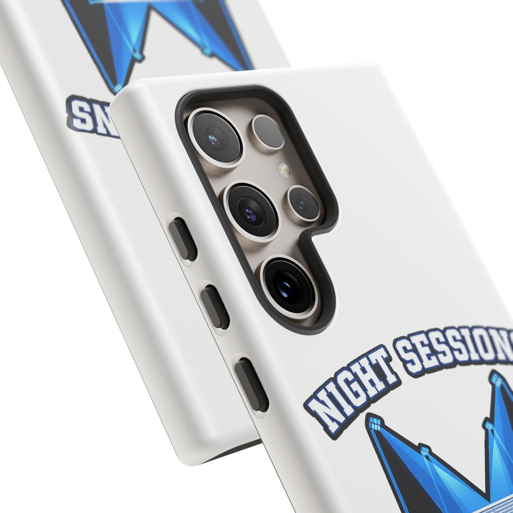 Night Sessions Phone Case — Tough Protective Slim Case with Padel-Inspired Design
