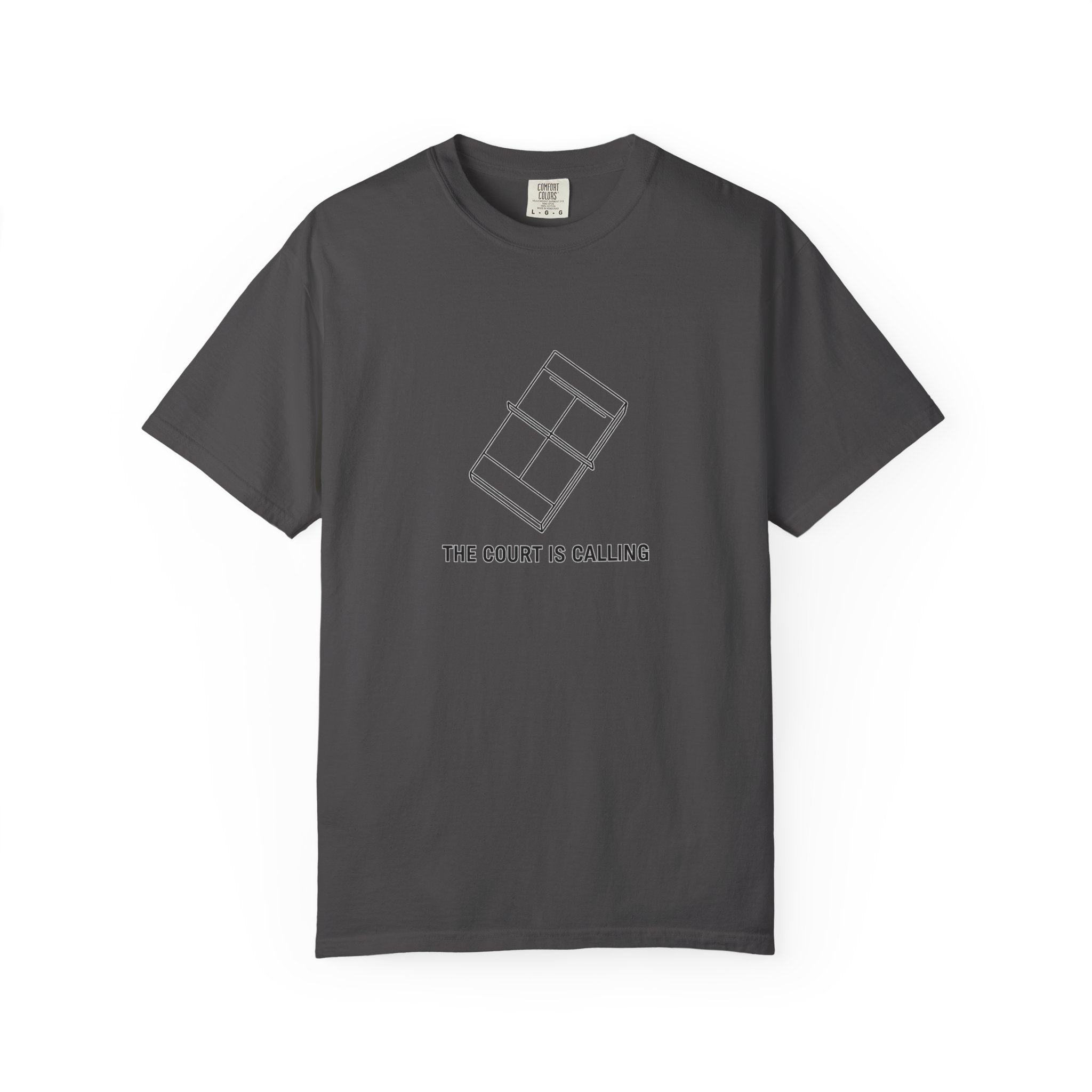 Padel Tennis T-Shirt — "The Court Is Calling" Minimalist Graphic Tee