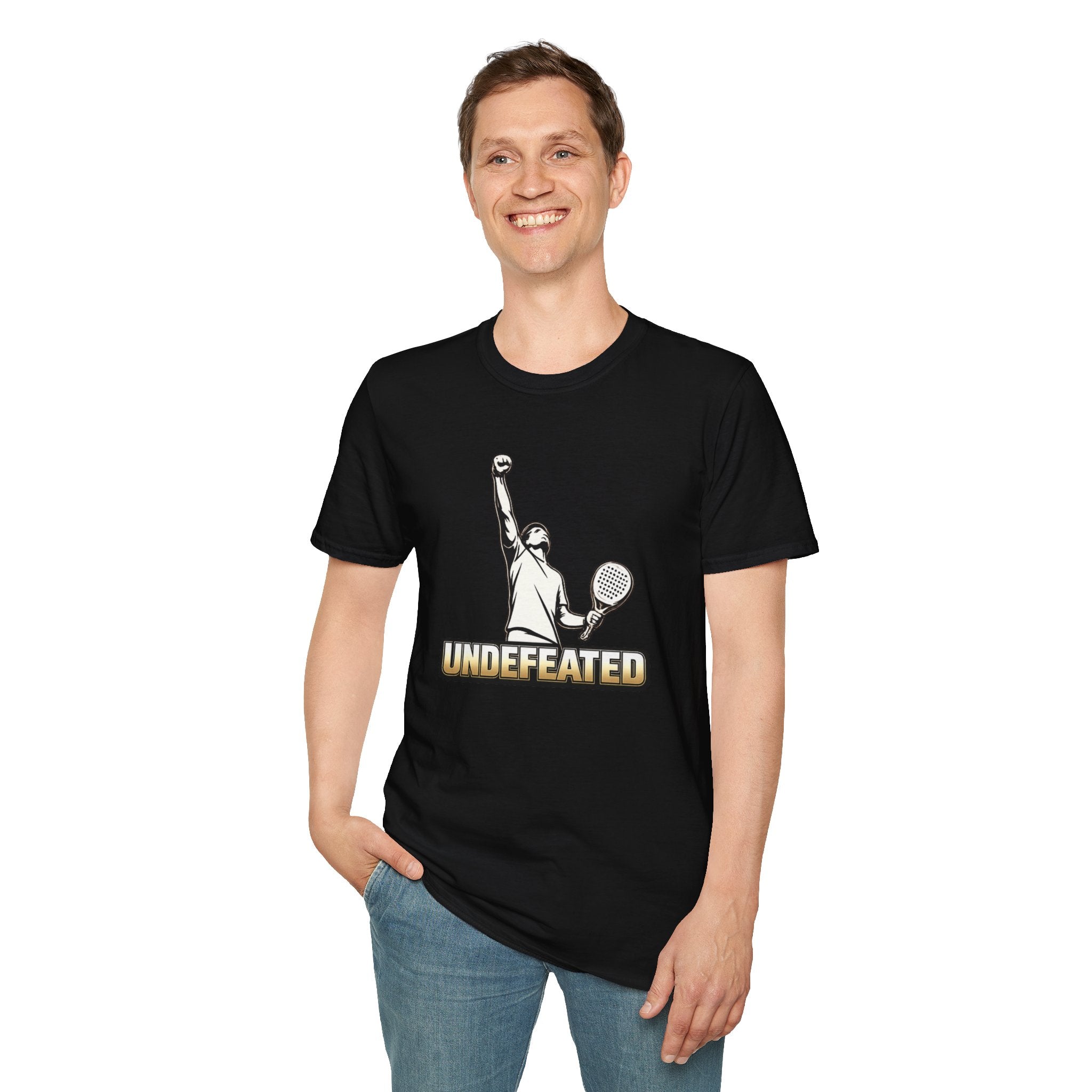 Padel Player 'Undefeated' T-Shirt — Victory Graphic Tee