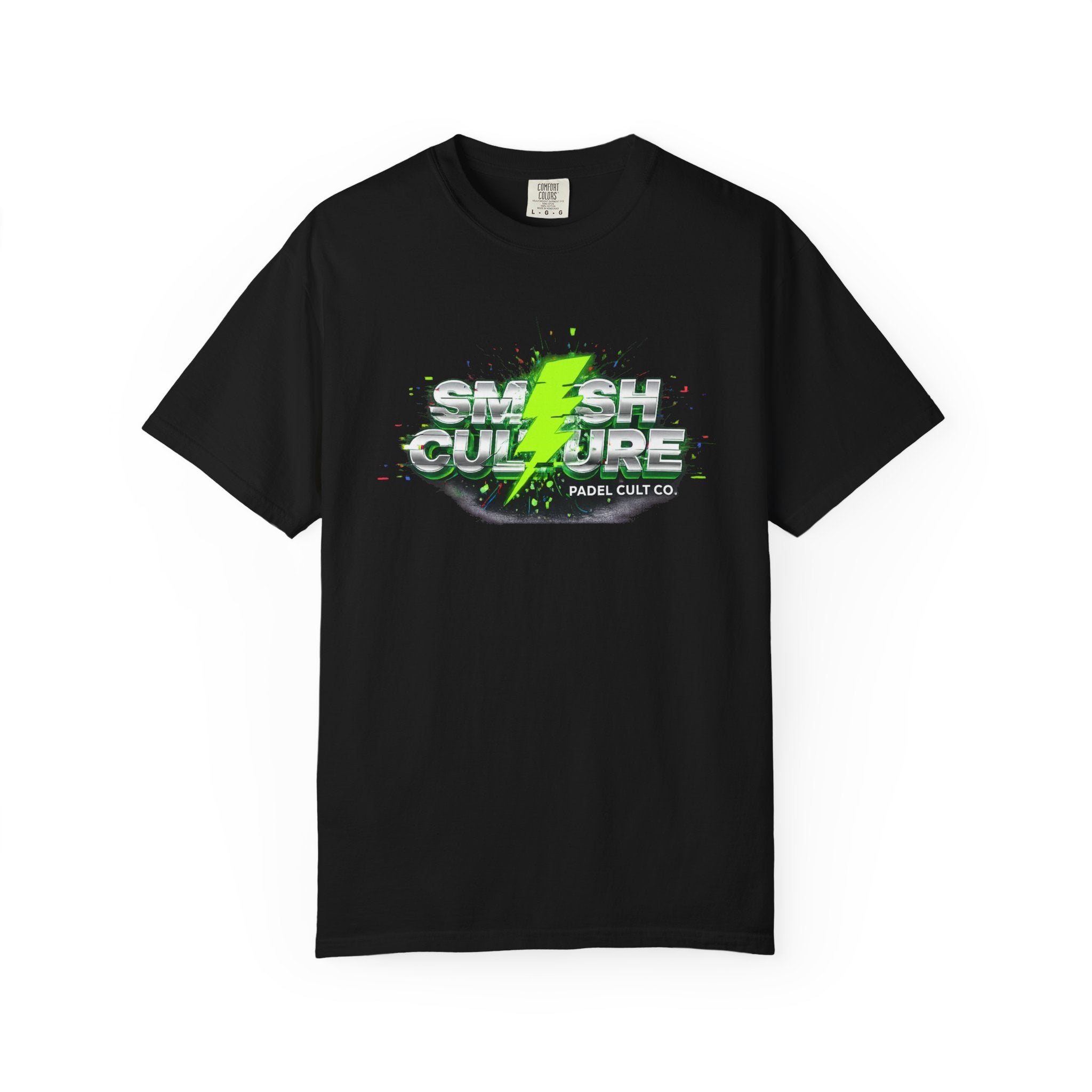 Smash Culture Lightning Logo T-Shirt — Padel Club Graphic Tee