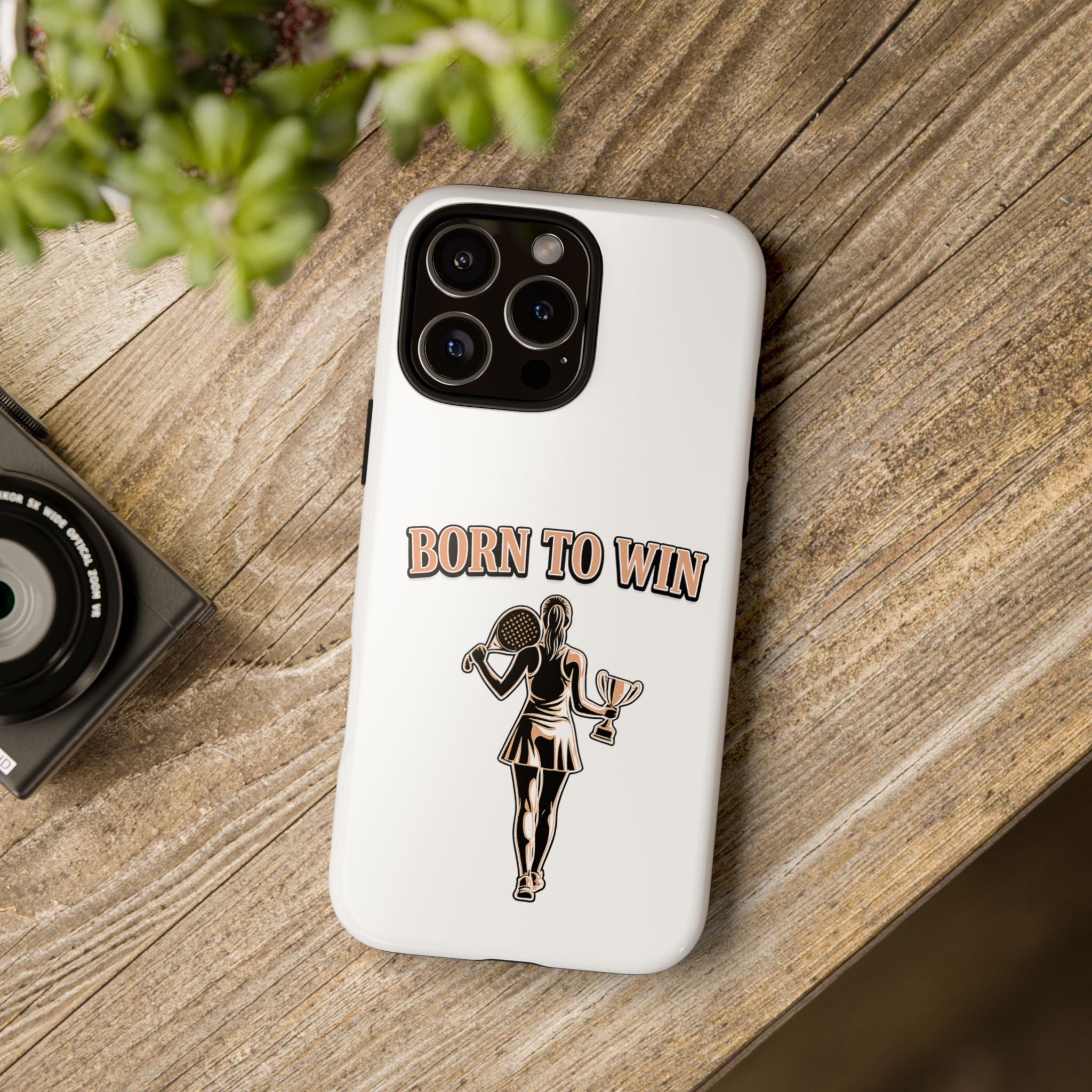 Born to Win PadelTennis Phone Case