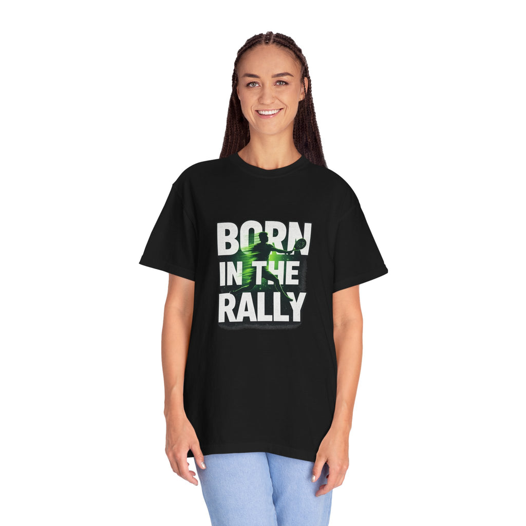 Born in the Rally T-Shirt — Padel Tennis Shirt.