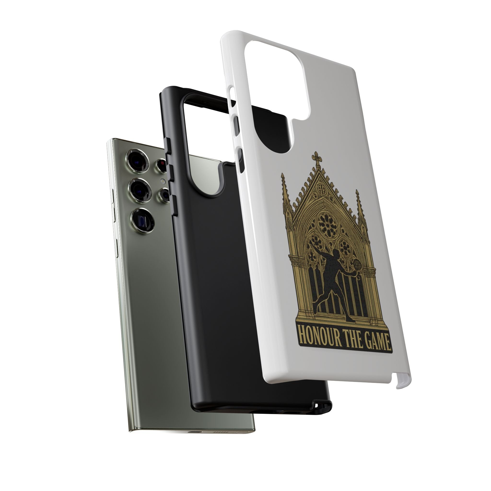 Phone Case — 'Honour the Game' Gothic Padel Tennis Cathedral Design