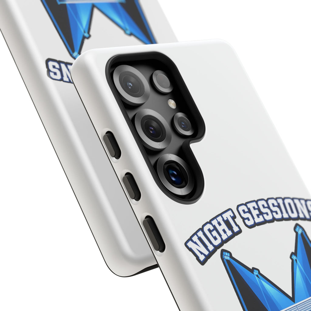 Night Sessions Phone Case — Tough Protective Slim Case with Padel-Inspired Design