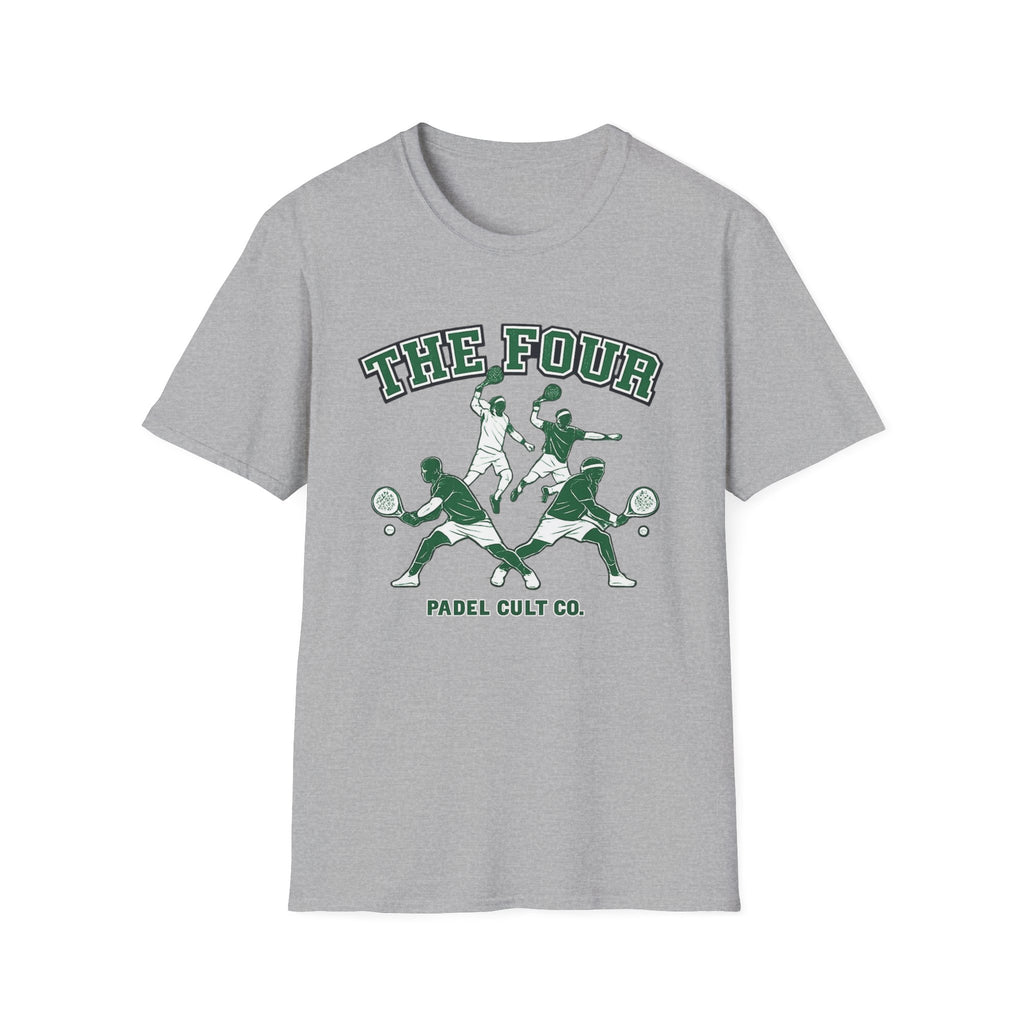 Padel 'The Four' T-Shirt — Vintage Court Players Graphic Tee