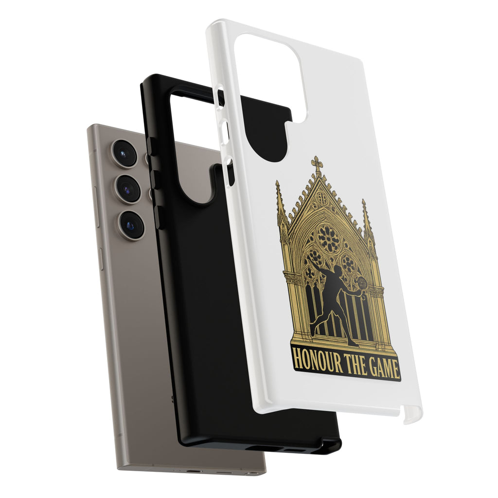 Phone Case — 'Honour the Game' Gothic Padel Tennis Cathedral Design