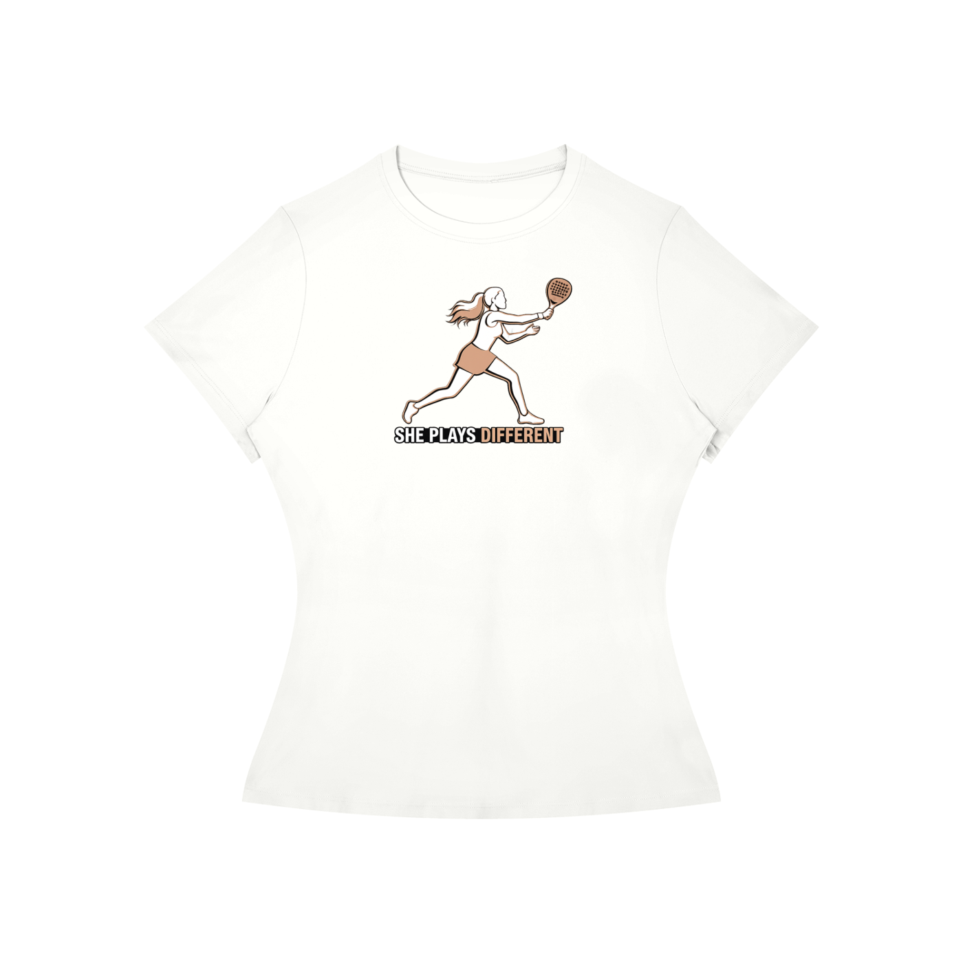 Women’s Slim Fit Performance T-Shirt / She Plays Different.