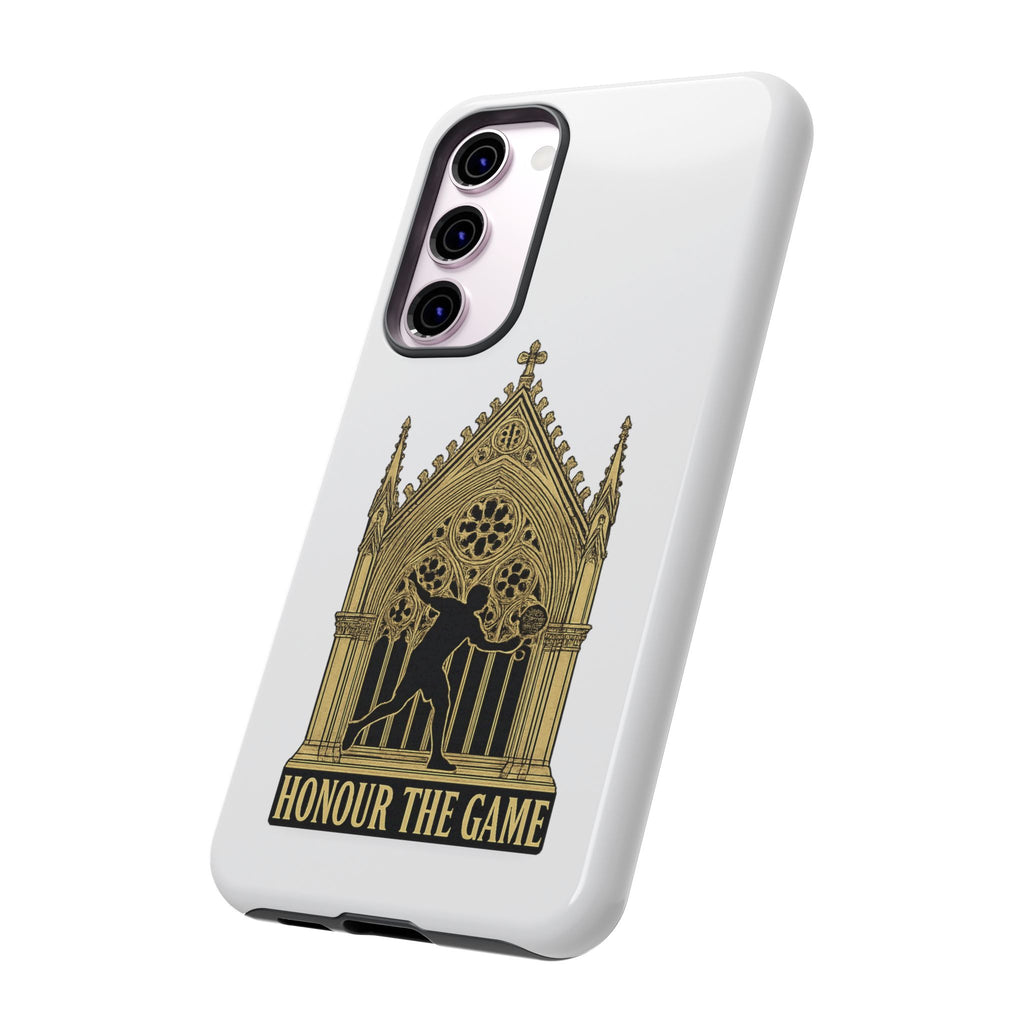 Phone Case — 'Honour the Game' Gothic Padel Tennis Cathedral Design