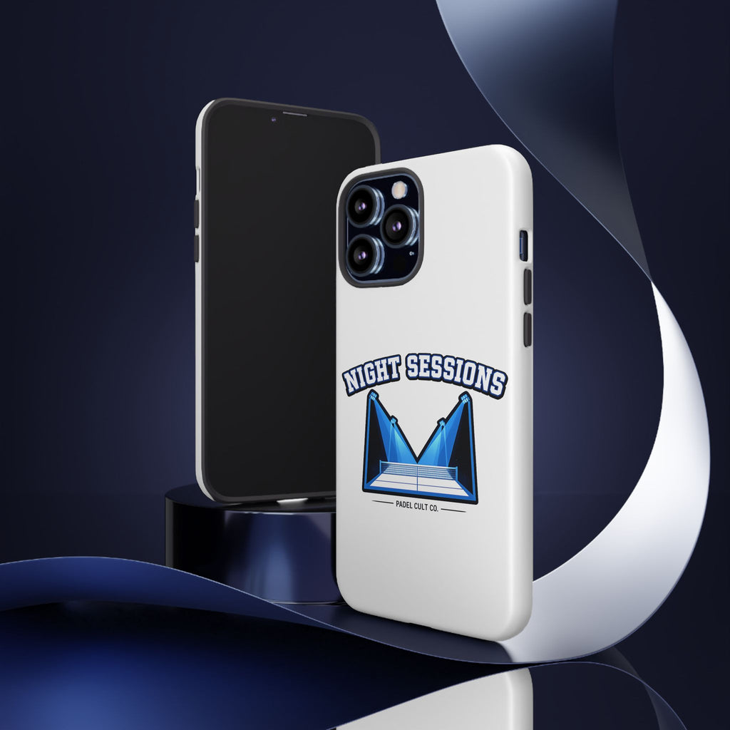 Night Sessions Phone Case — Tough Protective Slim Case with Padel-Inspired Design