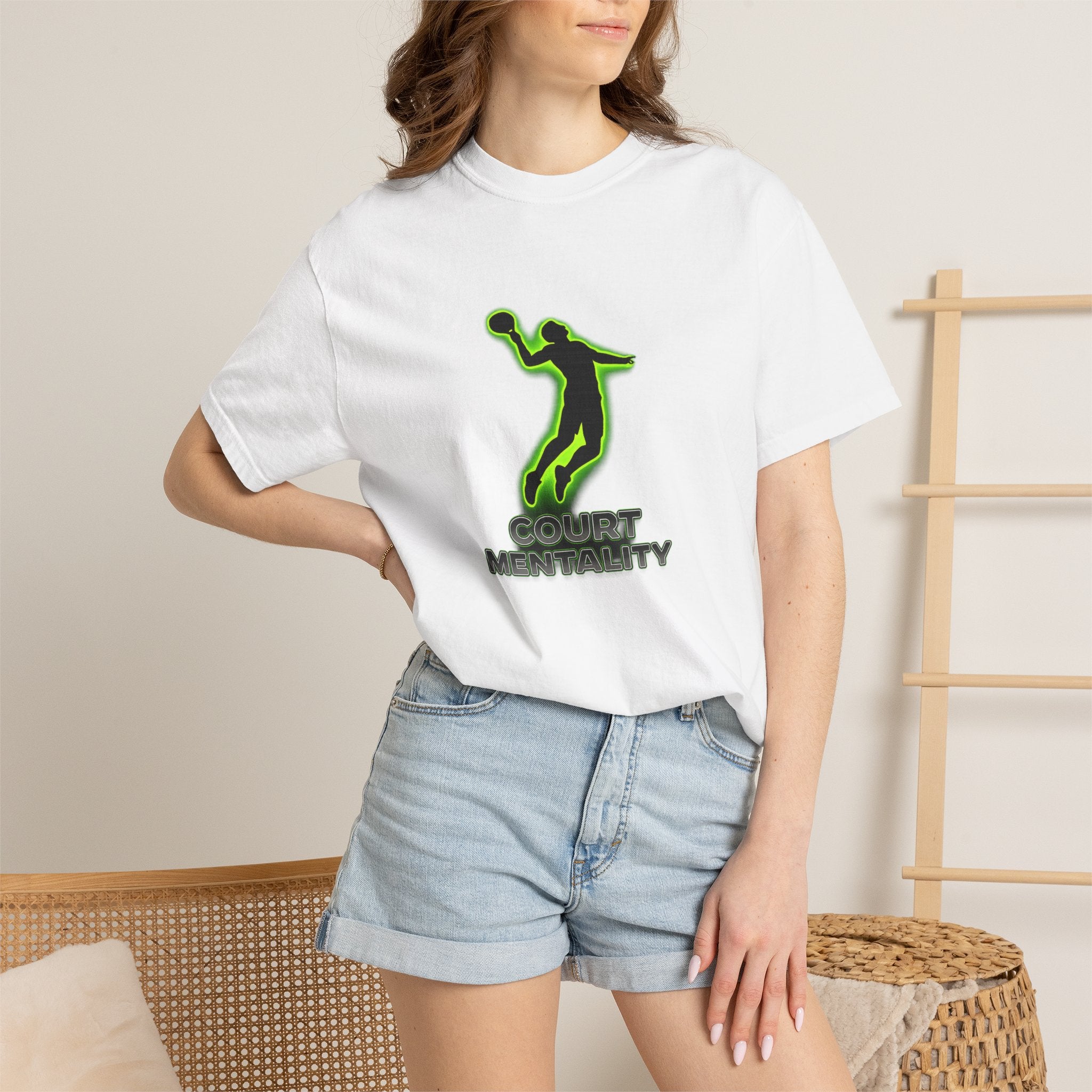 Padel Tennis Silhouette Tee — "Court Minority" Graphic T‑Shirt