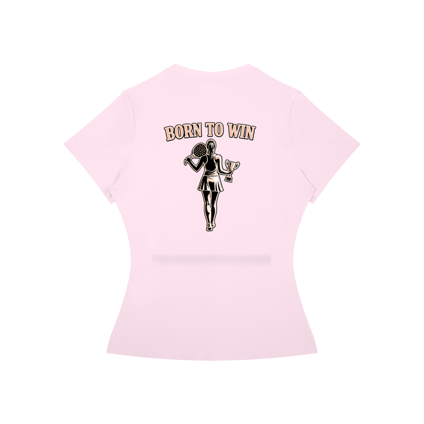 Women’s Slim Fit Performance T-Shirt/ Born To Win.