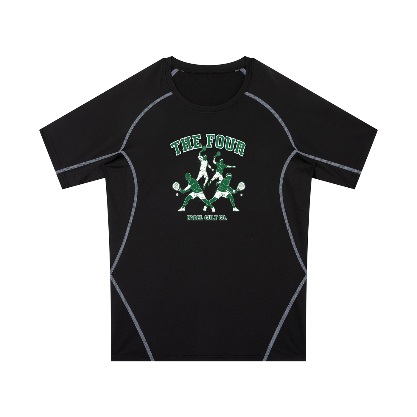 Men's Raglan Panel Performance Padel T-Shirt