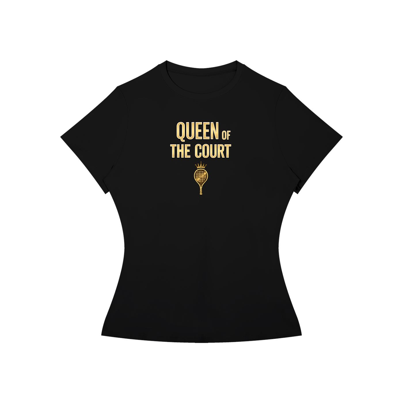 Women’s Slim Fit Performance T-Shirt / Queen of the Court.
