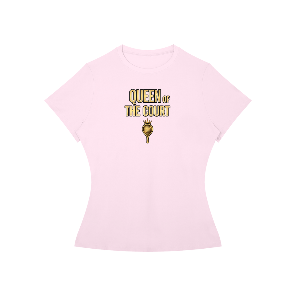 Women’s Slim Fit Performance T-Shirt / Queen of the Court.