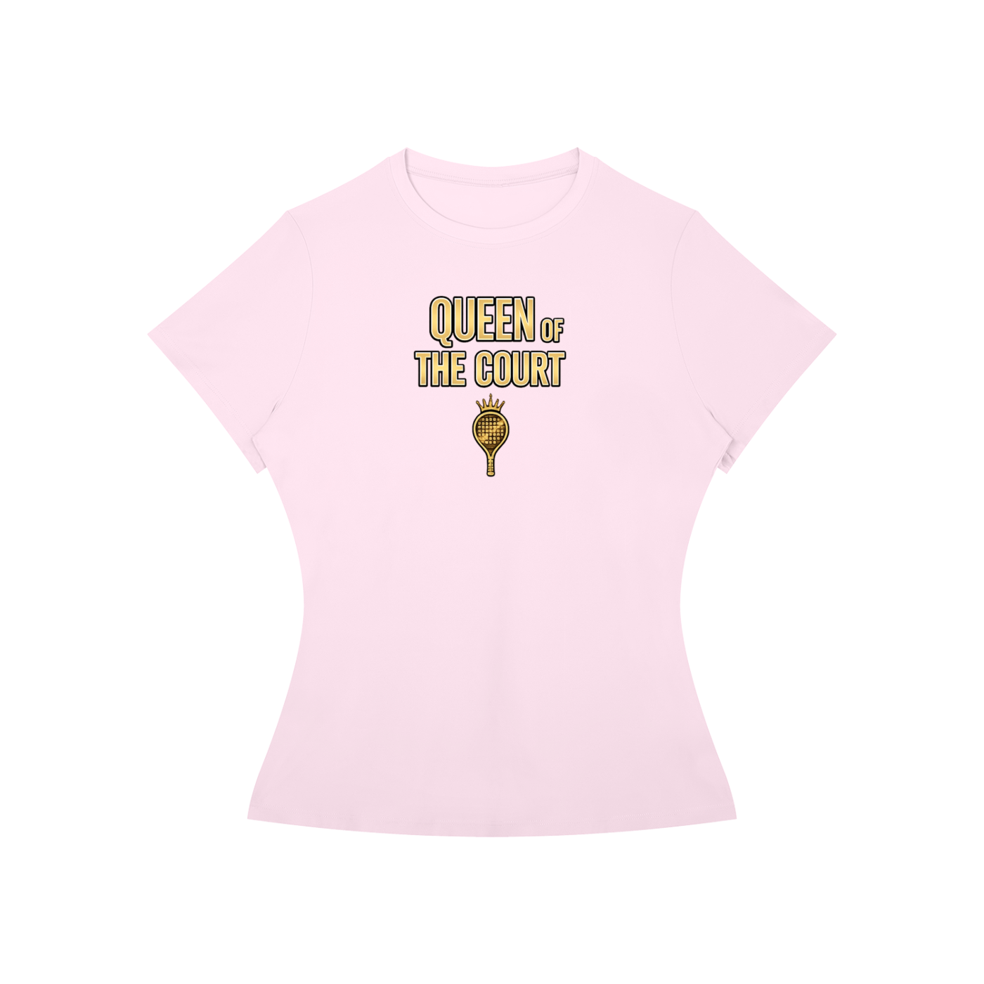 Women’s Slim Fit Performance T-Shirt / Queen of the Court.
